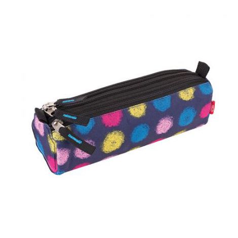 Piórnik tuba Easy Spokey 22x6x8cm, 3 zamki